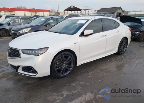 2020 Acura Tlx A-Spec/A-Spec W/Red Leather из США, поврежденный, VIN 19UUB2F60LA004214